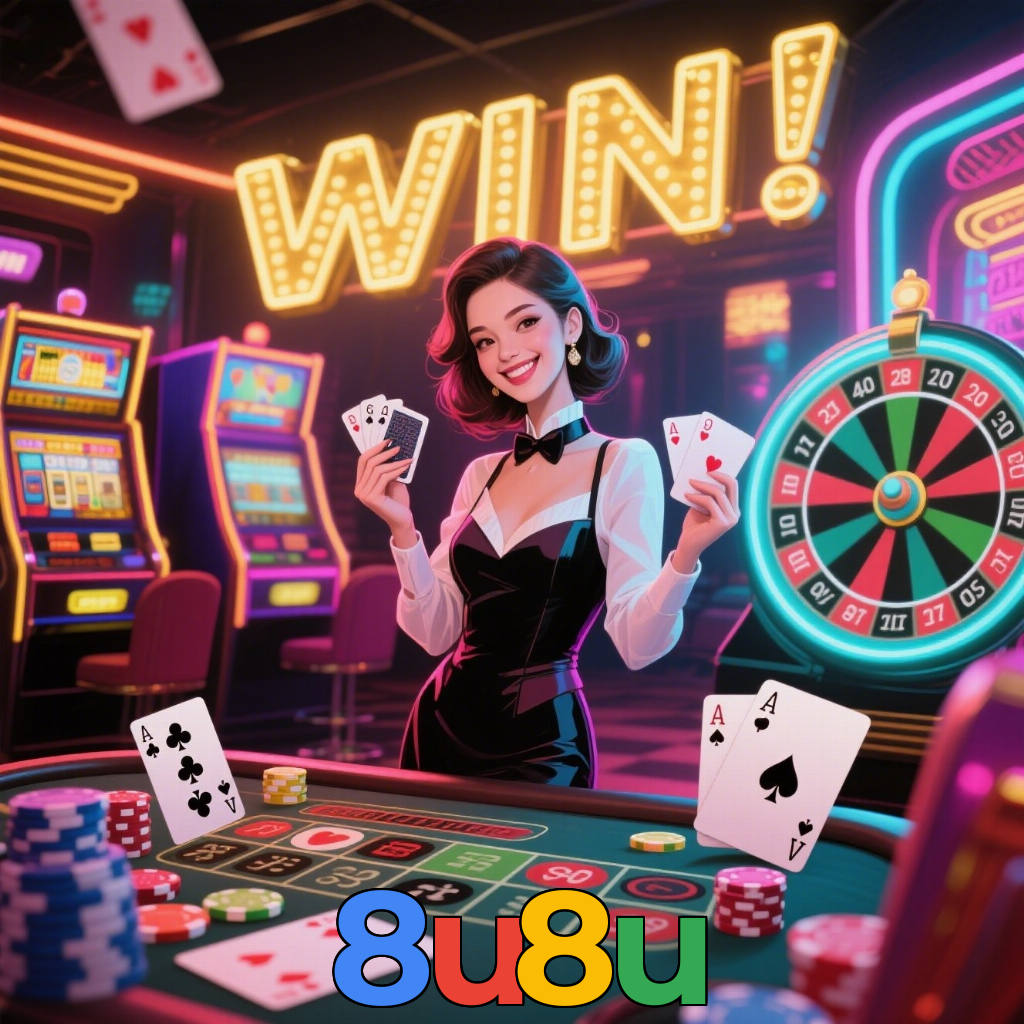 8u8u：Jogue blackjack, aposte no futebol e vença com grandes prêmios!